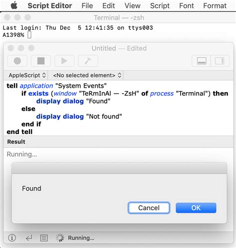 AppleScript on Mac