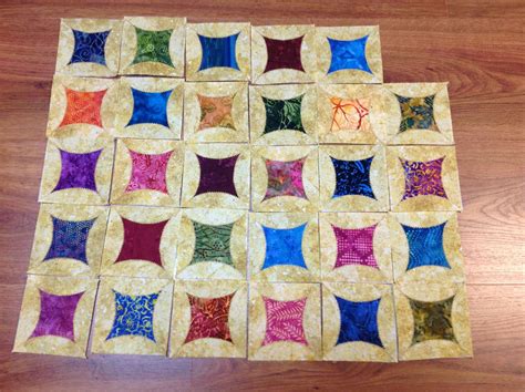 Appliqué Cathedral Window Quilt