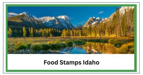 Idaho Food Stamps Application Process