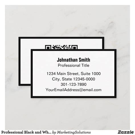 appointment card template with qr code