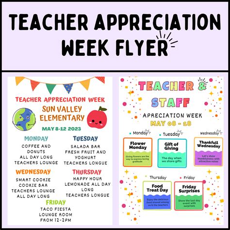 Appreciation Week Flyer