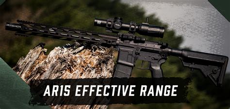 AR-15 rifle at extended range