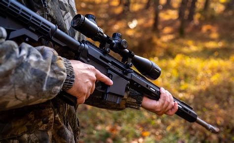 AR-15 rifle in hunting configuration