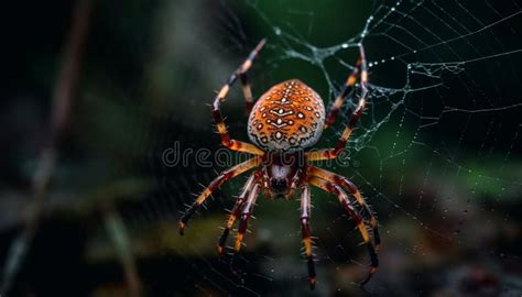 Arachnid web spinning