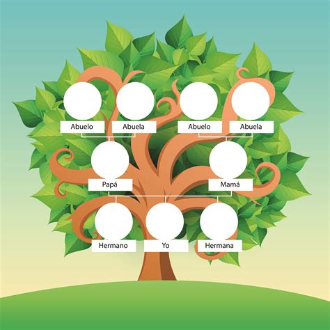 Árbol genealógico de gráficos