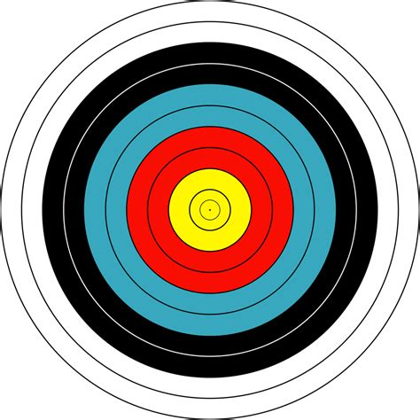 Archery Target Printable Templates