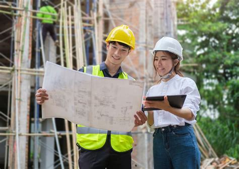 Architectural engineer working on a building design project