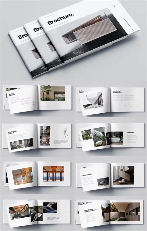 architecture portfolio customizable layout template