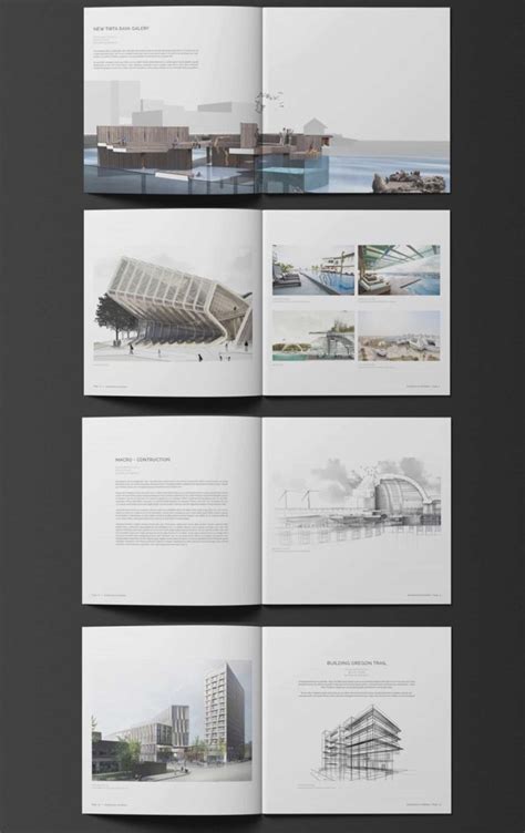 Architecture Portfolio Template Design