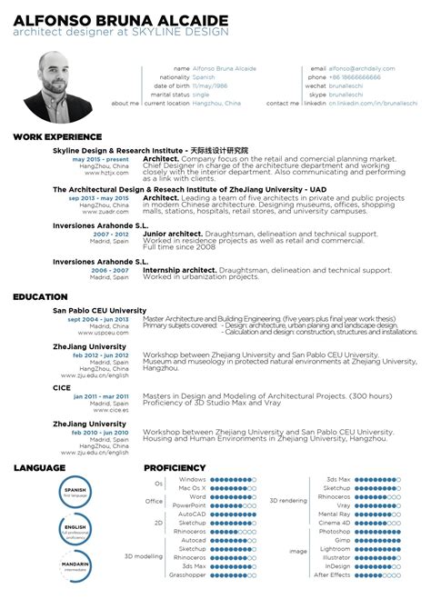 Architecture Resume Example 8