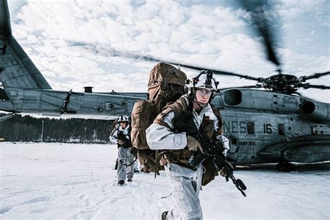 Soldiers participating in the Arctic Defender Exercise responding to a crisis scenario