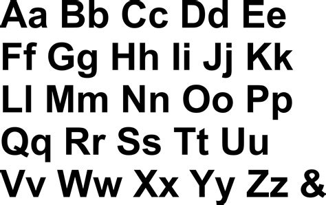 A screenshot of Arial font in an Excel spreadsheet