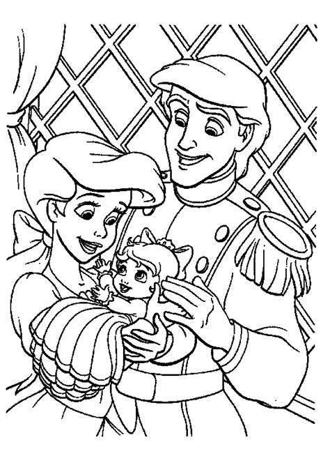 Ariel Coloring Page 2