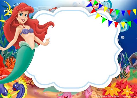 Ariel Invitation Template