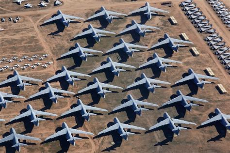 Aircraft storage at the Arizona Airplane Boneyard