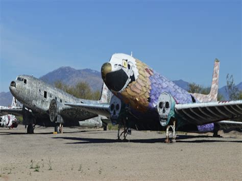 Aircraft recycling at the Arizona Airplane Boneyard