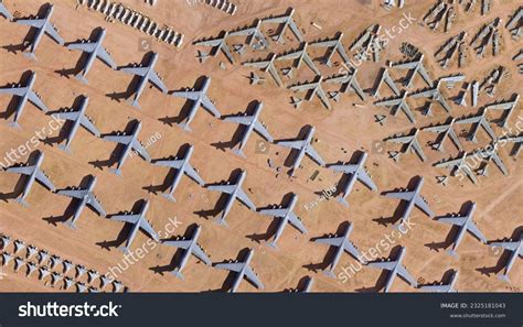 Aircraft being dismantled for recycling at the Arizona Airplane Boneyard