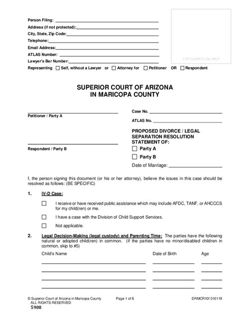 Arizona Family Law Rule 49 Disclosure