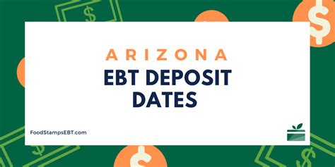 Arizona Food Stamps Weekend Deposit Schedule