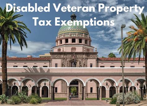 Arizona property tax exemption for 100% disabled veterans