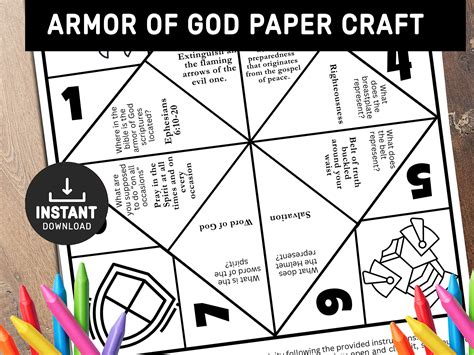 Armor of God Craft Ideas for Kids