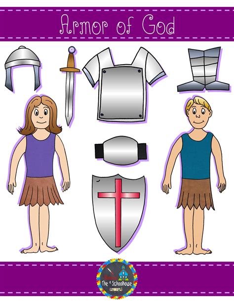 Armor of God Craft Template