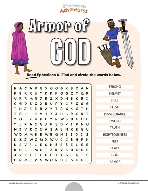 Armor of God Word Search