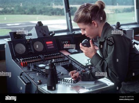 Army Air Traffic Controller at Work