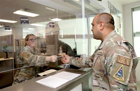 Personnel on a US Army Base