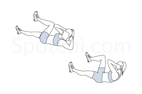 Army Basic Training Bicycle Crunches