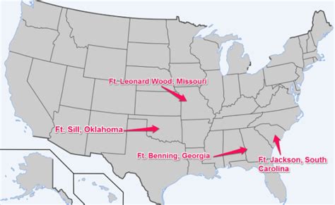 Army Basic Training Camp Locations