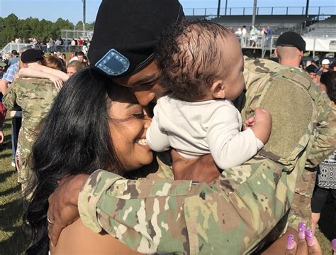 Families welcoming their loved ones after Basic Training