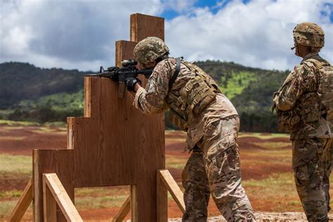 Recruits during marksmanship qualification