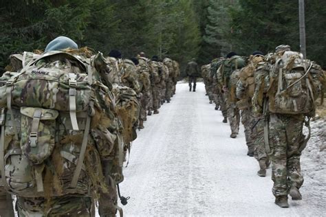 Army Basic Training Ruck March