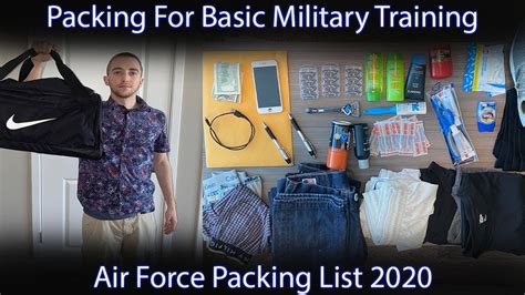 Army BCT Personal Items