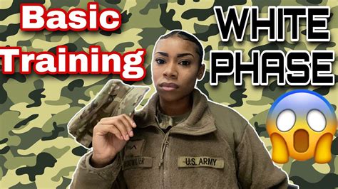 Army Basic Combat Training White Phase