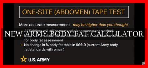 Army Body Fat Percentage