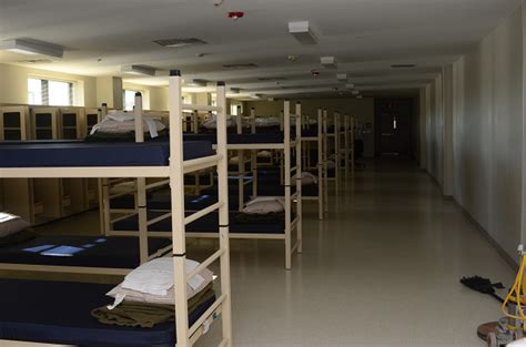 Inside Army boot camp barracks