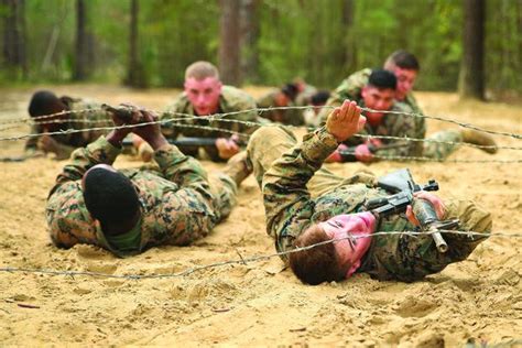 Recruits engaging in combat training