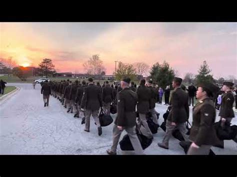 Recruits graduating from boot camp