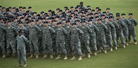 Recruits graduating from Army Boot Camp