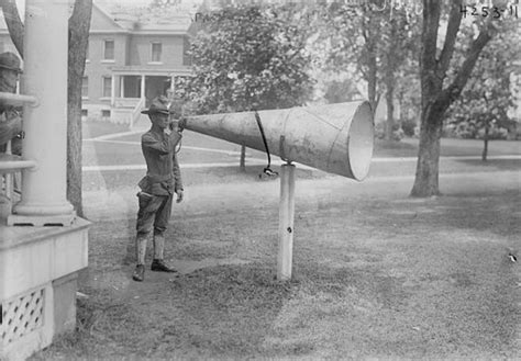 A U.S. Army bugler playing a call