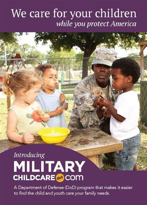 Army child care benefits