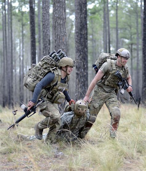 Army Combat Medic in action