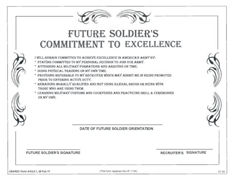 Army Commitment to Excellence