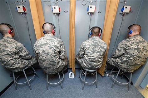 Preparing for the army hearing test