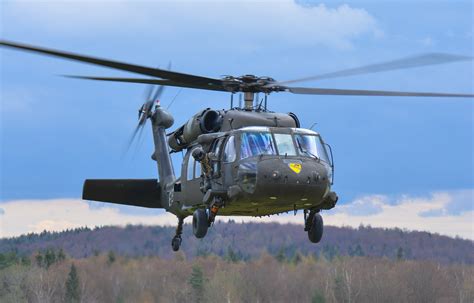 Army helicopters in maintenance