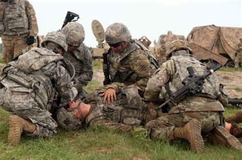 Army Infantry in Combat Situations