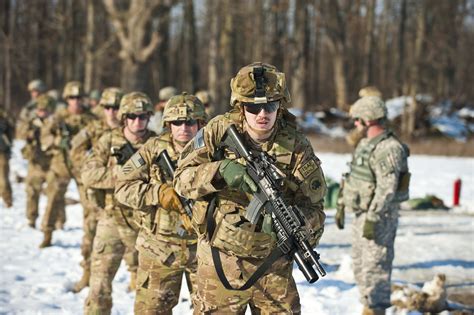 Army Infantry Units in Action