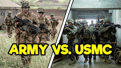 Army Infantry vs Marine Infantry